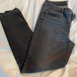 WHBM The Skinny Ankle Lace Jeans